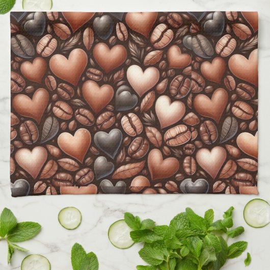 Coffee Lover Theedoek (Gevouwen)