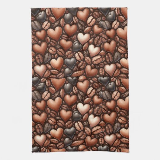 Coffee Lover Theedoek (Verticaal)