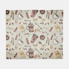 Coffee Lover ThMED Fleece Deken