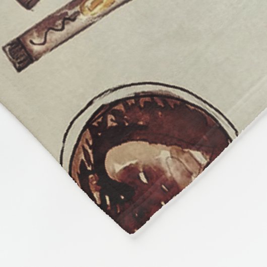 Coffee Lover ThMED Fleece Deken (Hoek)