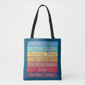Coffee Lover Tote Bag (Voorkant)
