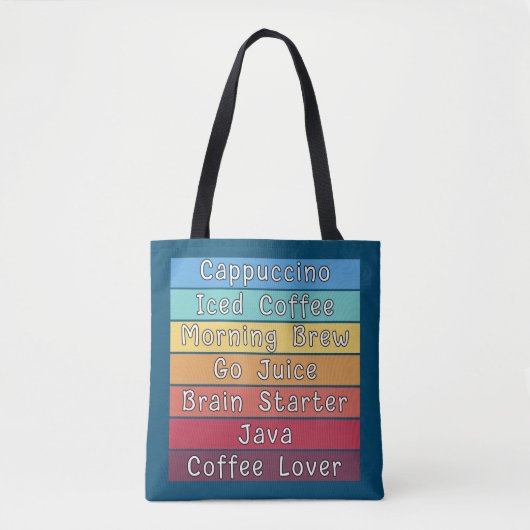 Coffee Lover Tote Bag (Voorkant)