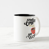 Coffee Lover Tweekleurige Koffiemok (Voorkant rechts)