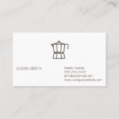 Coffee Lover Visitekaartje (Achterkant)