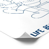 Coffee Lover Wall Art Poster Minimalist Line Art (Hoek)