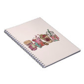 Coffee Lover Western Cowboy Thema Notitieboek (Rechterzijde)