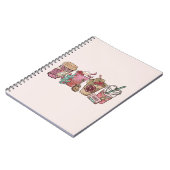 Coffee Lover Western Cowboy Thema Notitieboek (Linkerzijde)