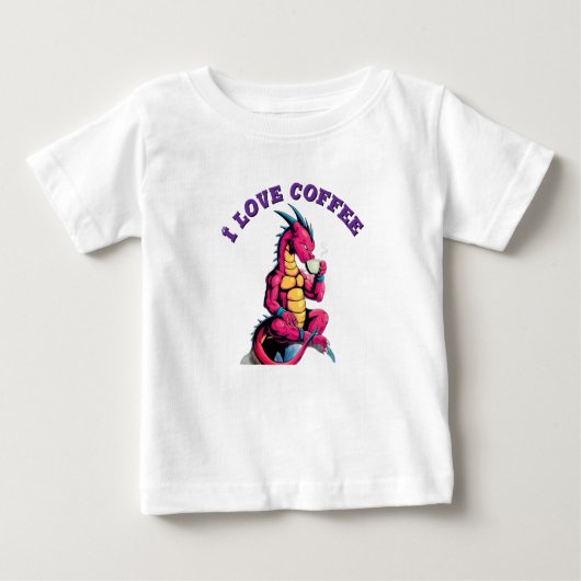 Coffee lovers baby bodysuit (Voorkant)
