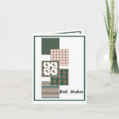 Coffee lovers' birthday squares kaart (Voorkant)