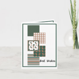 Coffee lovers' birthday squares kaart