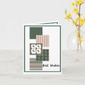 Coffee lovers' birthday squares kaart (Gele Bloem)