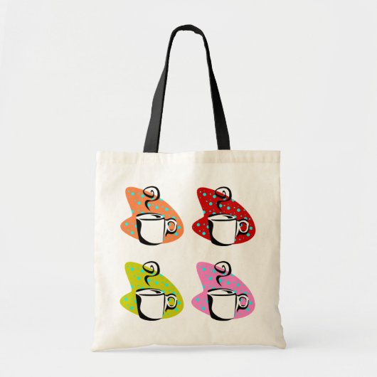 Coffee Lovers Canvas tas (Voorkant)