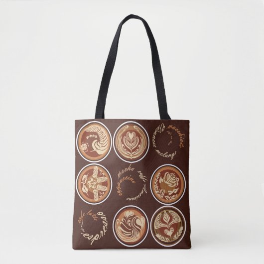 Coffee Lovers Canvas tas (Voorkant)