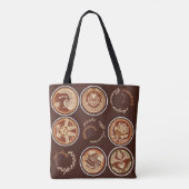 Coffee Lovers Canvas tas (Achterkant)