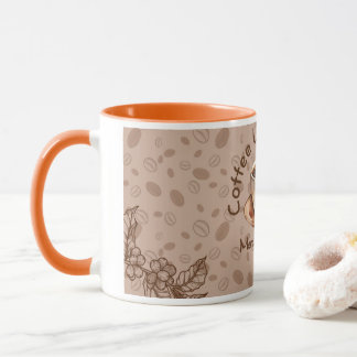 Coffee Lovers Club Mentale Energie Quote Wrap-arou Mok
