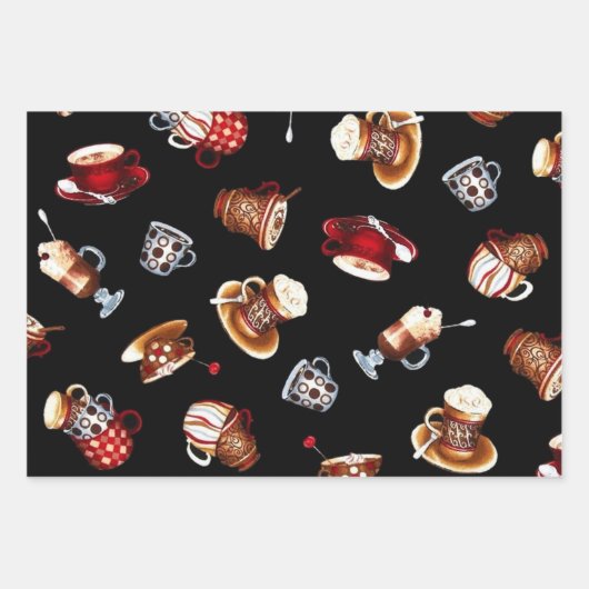 Coffee Lovers Collectie Inpakpapier Vel (Voorkant 2)