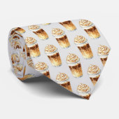 Coffee Lovers Custom Necktie Stropdas (Opgerold)