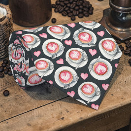 Coffee Lovers Custom Necktie Stropdas