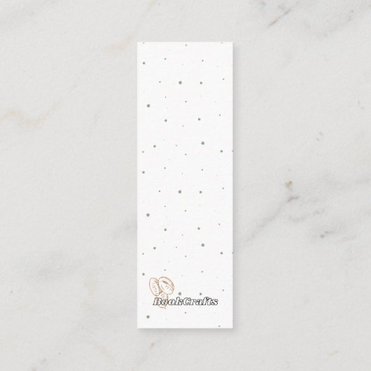 Coffee Lover's Delight Bladwijzer Belkaart Contactkaartje (Achterkant)