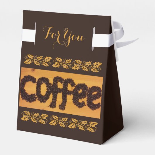 Coffee Lover's Favor Box van RoseWrites Bedankdoosjes (Achterkant)
