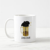 Coffee Lovers French Press Funny Koffiemok (Links)