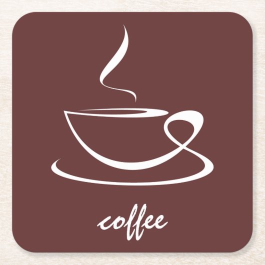 Coffee Lovers Kartonnen Onderzetters (Voorkant)