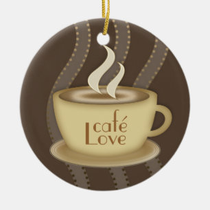 Coffee Lovers Keramisch Ornament
