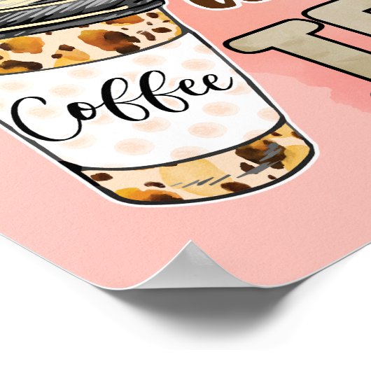 Coffee Lovers Mantra Poster (Hoek)