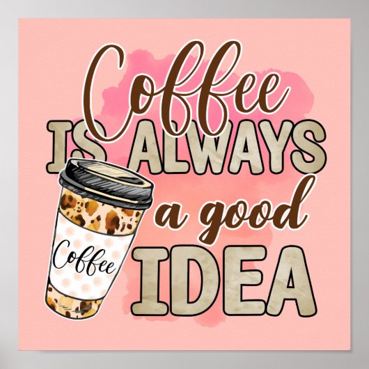 Coffee Lovers Mantra Poster (Voorkant)