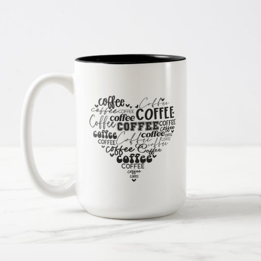 Coffee Lovers Mug Tweekleurige Koffiemok (Links)