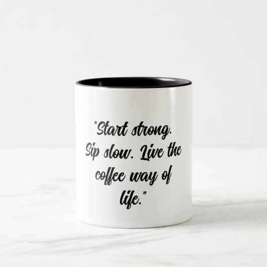 Coffee Lovers Mug Tweekleurige Koffiemok (Center)