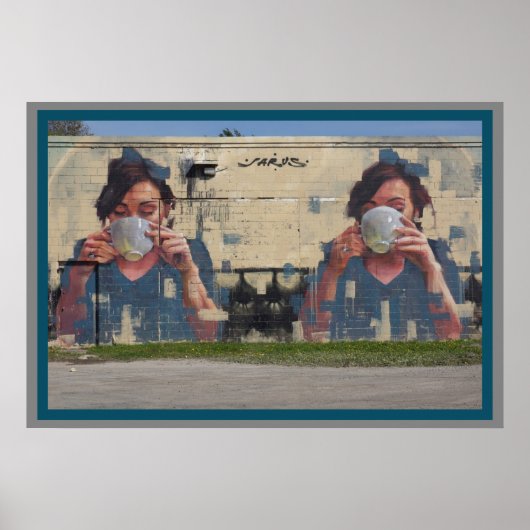 Coffee Lovers Mural Poster (Voorkant)