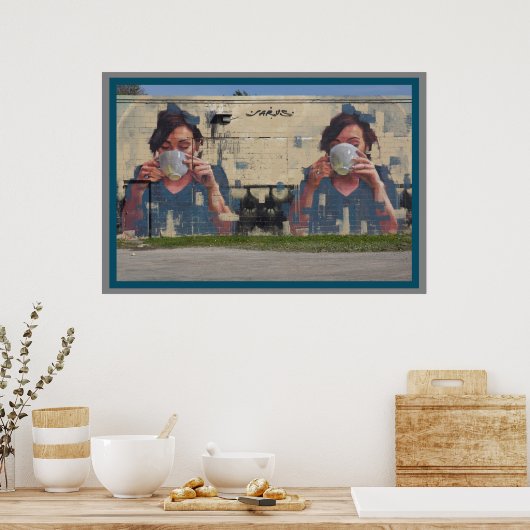 Coffee Lovers Mural Poster (Keuken)