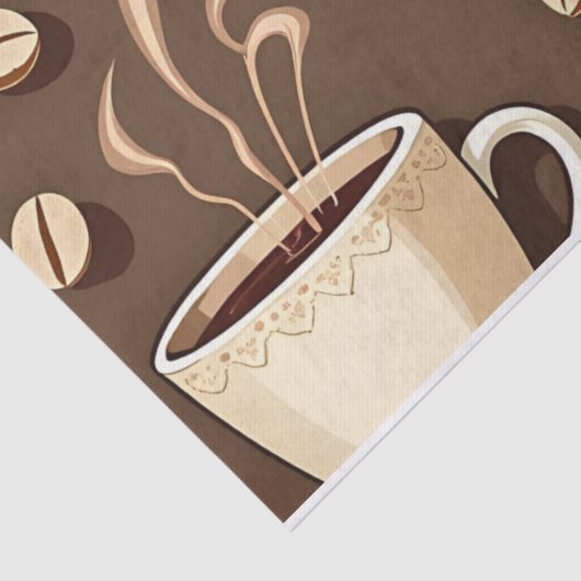 Coffee Lovers' Paradise: Gezellig Brouwen & Bonen  Tissuepapier (Detail)