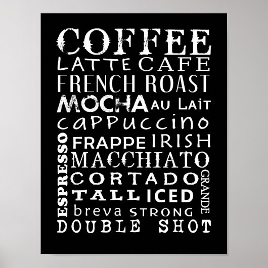 Coffee Lovers Poster (Voorkant)