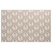 Coffee Lovers Rustic Mason Jar Fabric Stof (Fat Quarter)