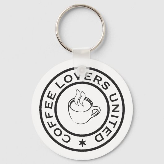 Coffee Lovers Sleutelhanger (Voorkant)