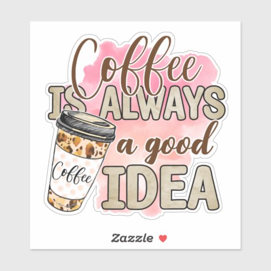 Coffee Lovers Sticker (Vel)