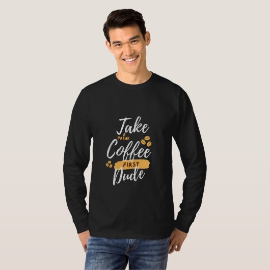 Coffee Lovers T-shirt (Voorkant volledig)