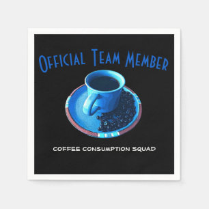Coffee Lovers Team Drink Squad Servetten
