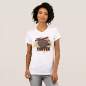 Coffee Lovers Tee Shirt (Voorkant volledig)