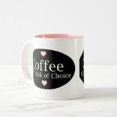 Coffee Lovers Tweekleurige Koffiemok (Voorkant links)