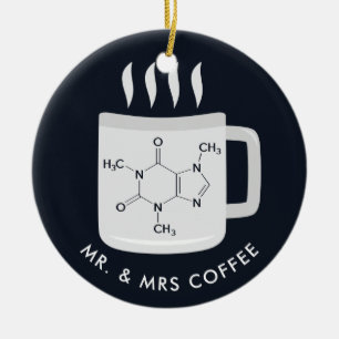 Coffee Lovers van Custom Chemistry Lab Technicians Keramisch Ornament