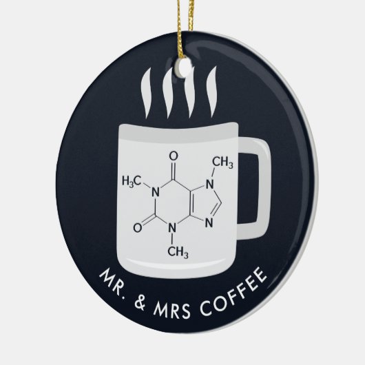 Coffee Lovers van Custom Chemistry Lab Technicians Keramisch Ornament (Links)