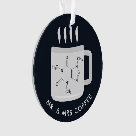 Coffee Lovers van Custom Chemistry Lab Technicians Ornament (voorkant)