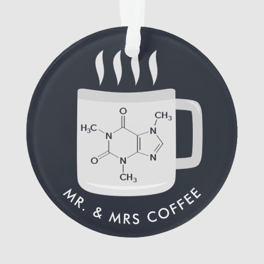 Coffee Lovers van Custom Chemistry Lab Technicians Ornament (achterkant)