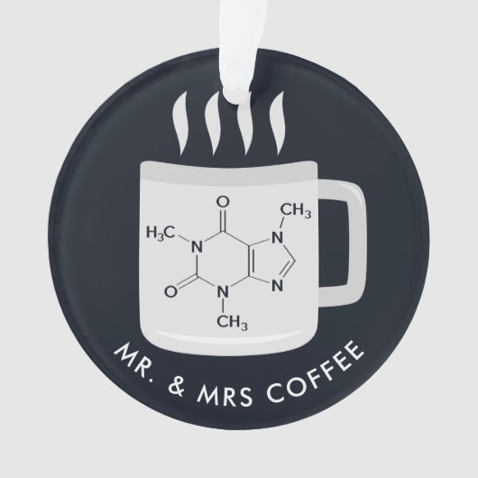 Coffee Lovers van Custom Chemistry Lab Technicians Ornament (voorkant)