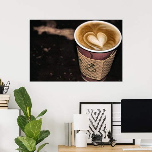Coffee Lovin" Poster (Thuiskantoor)