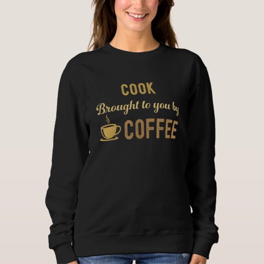 Coffee Loving Cook Busy Exhausted  Cute Trui (Voorkant)