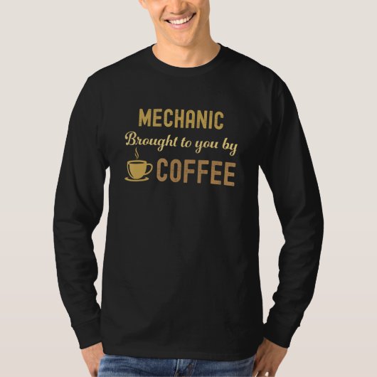 Coffee Loving Mechanic Busy Exhausted  Cute T-shirt (Voorkant)